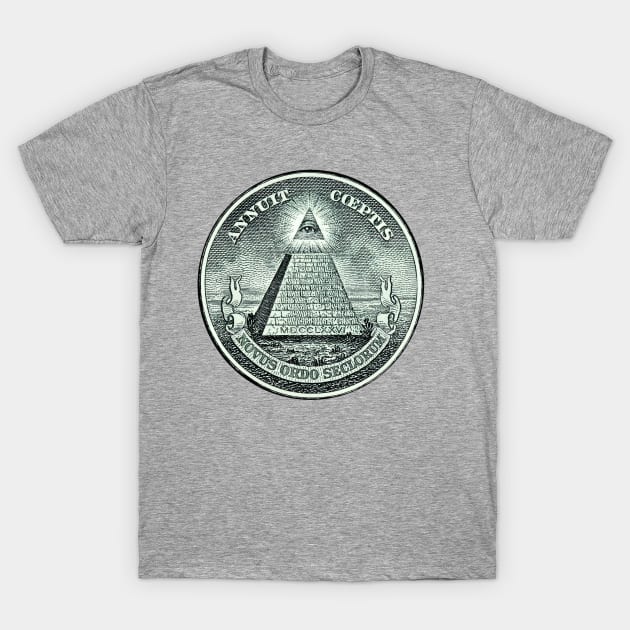 Great Seal Pyramid T-Shirt by david93950